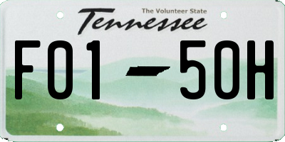 TN license plate F0150H