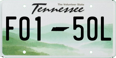 TN license plate F0150L