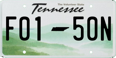TN license plate F0150N