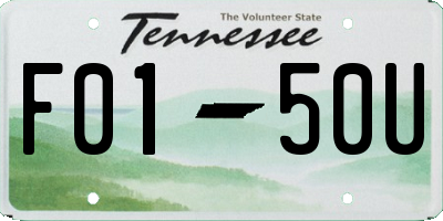 TN license plate F0150U