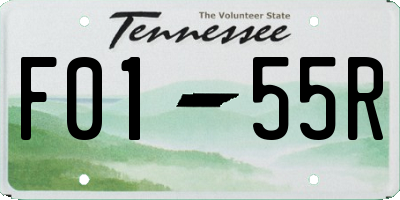 TN license plate F0155R