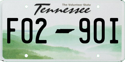 TN license plate F0290I