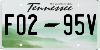 TN license plate F0295V