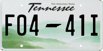 TN license plate F0441I