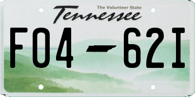 TN license plate F0462I