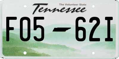 TN license plate F0562I