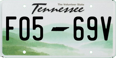 TN license plate F0569V