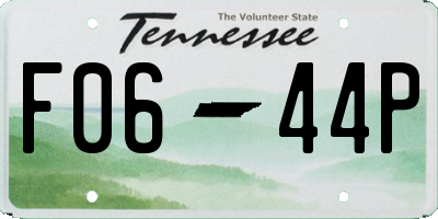 TN license plate F0644P