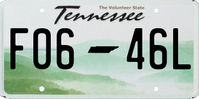 TN license plate F0646L