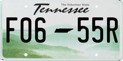 TN license plate F0655R