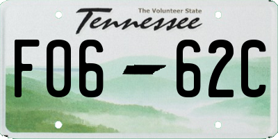 TN license plate F0662C
