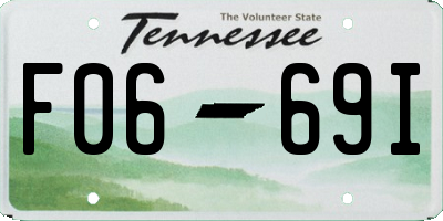 TN license plate F0669I