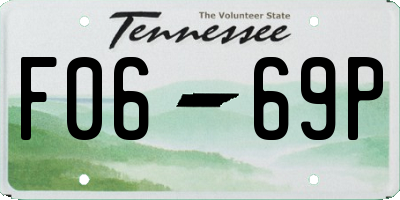 TN license plate F0669P
