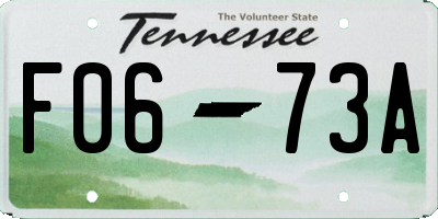 TN license plate F0673A