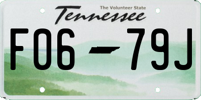 TN license plate F0679J