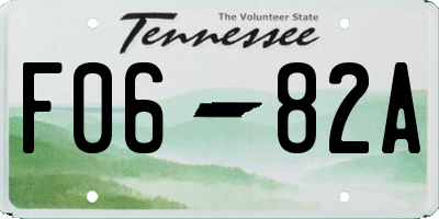 TN license plate F0682A