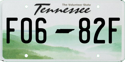 TN license plate F0682F