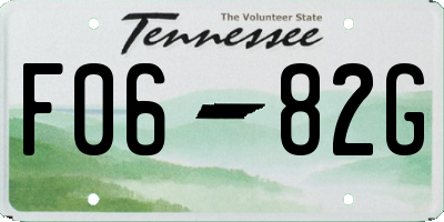 TN license plate F0682G