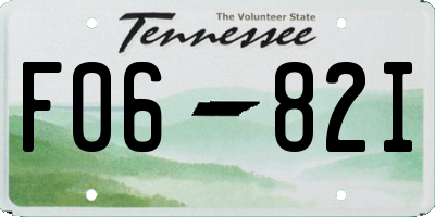 TN license plate F0682I