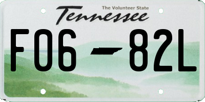 TN license plate F0682L