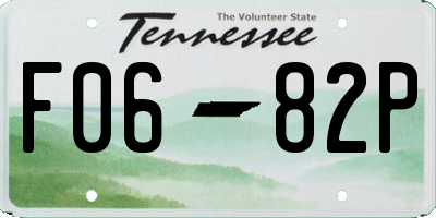 TN license plate F0682P