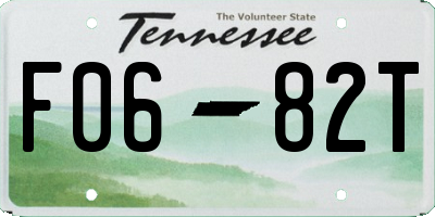 TN license plate F0682T