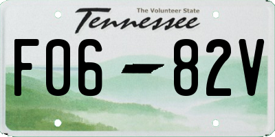 TN license plate F0682V