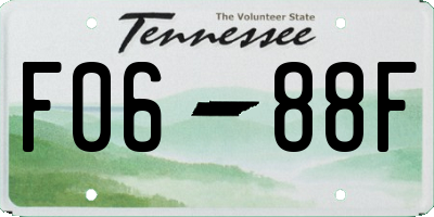 TN license plate F0688F