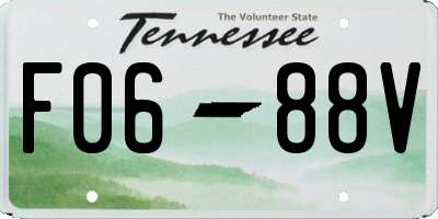 TN license plate F0688V