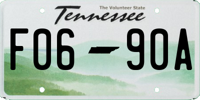TN license plate F0690A