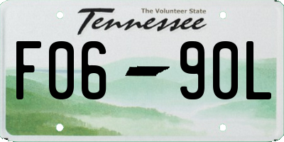 TN license plate F0690L