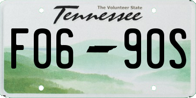TN license plate F0690S