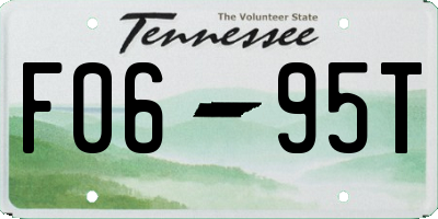 TN license plate F0695T