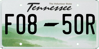 TN license plate F0850R