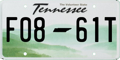 TN license plate F0861T