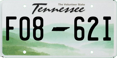 TN license plate F0862I
