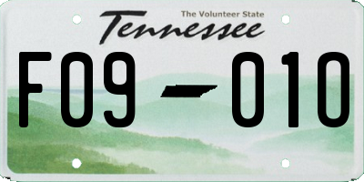 TN license plate F0901O