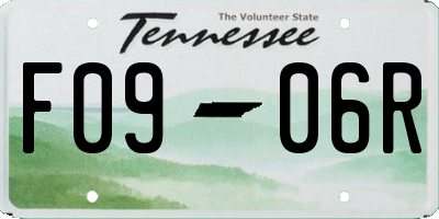 TN license plate F0906R