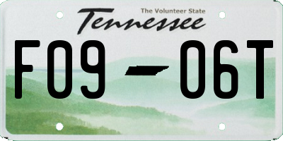 TN license plate F0906T