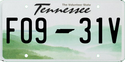 TN license plate F0931V