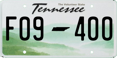TN license plate F0940O