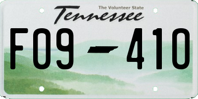 TN license plate F0941O