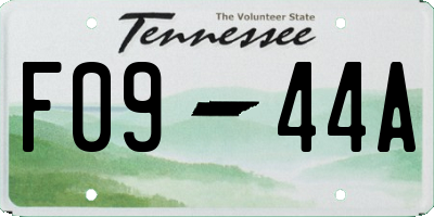 TN license plate F0944A