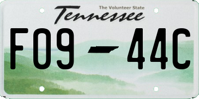 TN license plate F0944C