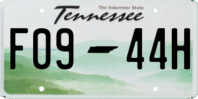 TN license plate F0944H