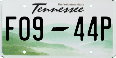 TN license plate F0944P