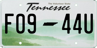 TN license plate F0944U