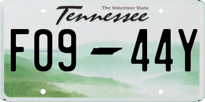 TN license plate F0944Y