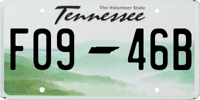 TN license plate F0946B
