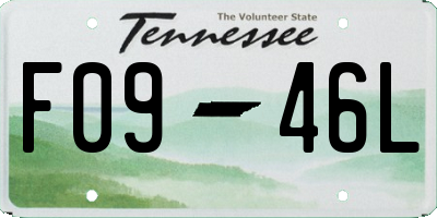 TN license plate F0946L